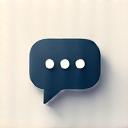 Chat bubble icon for live chat