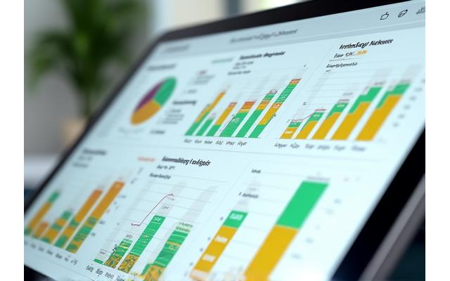 Detailed digital dashboard displaying various health biomarkers like blood glucose, inflammatory markers, and hormone levels with green 'optimal' indicators.
