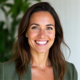 Portrait of Elara Vance, Vitalbloom Nutritionist.