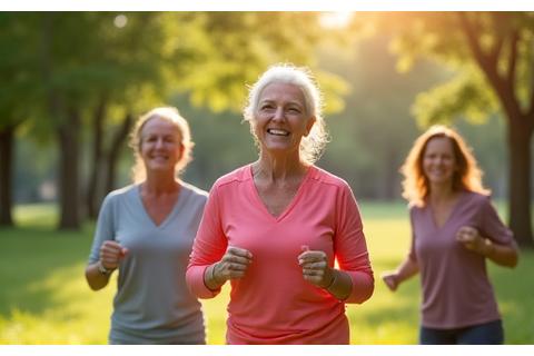 Women participating in an outdoor wellness workshop, laughing and learning together in a park, symbolizing local meetups.